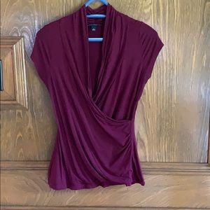 Burgundy blouse